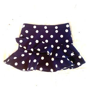 Carter’s- Toddler Girl Polka Dot Navy Skirt